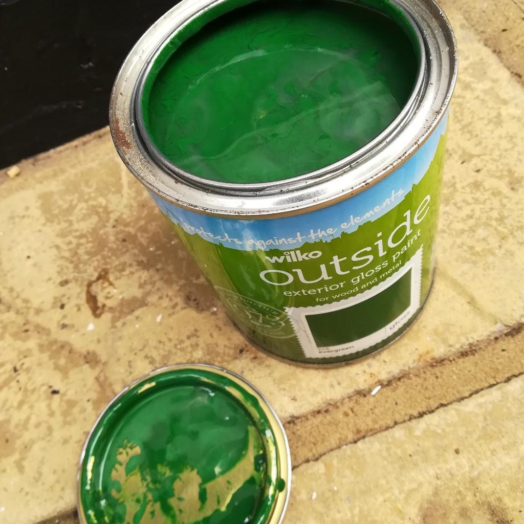 Green Exterior Gloss Paint in NN16 Kettering für £ 2,00 zum Verkauf