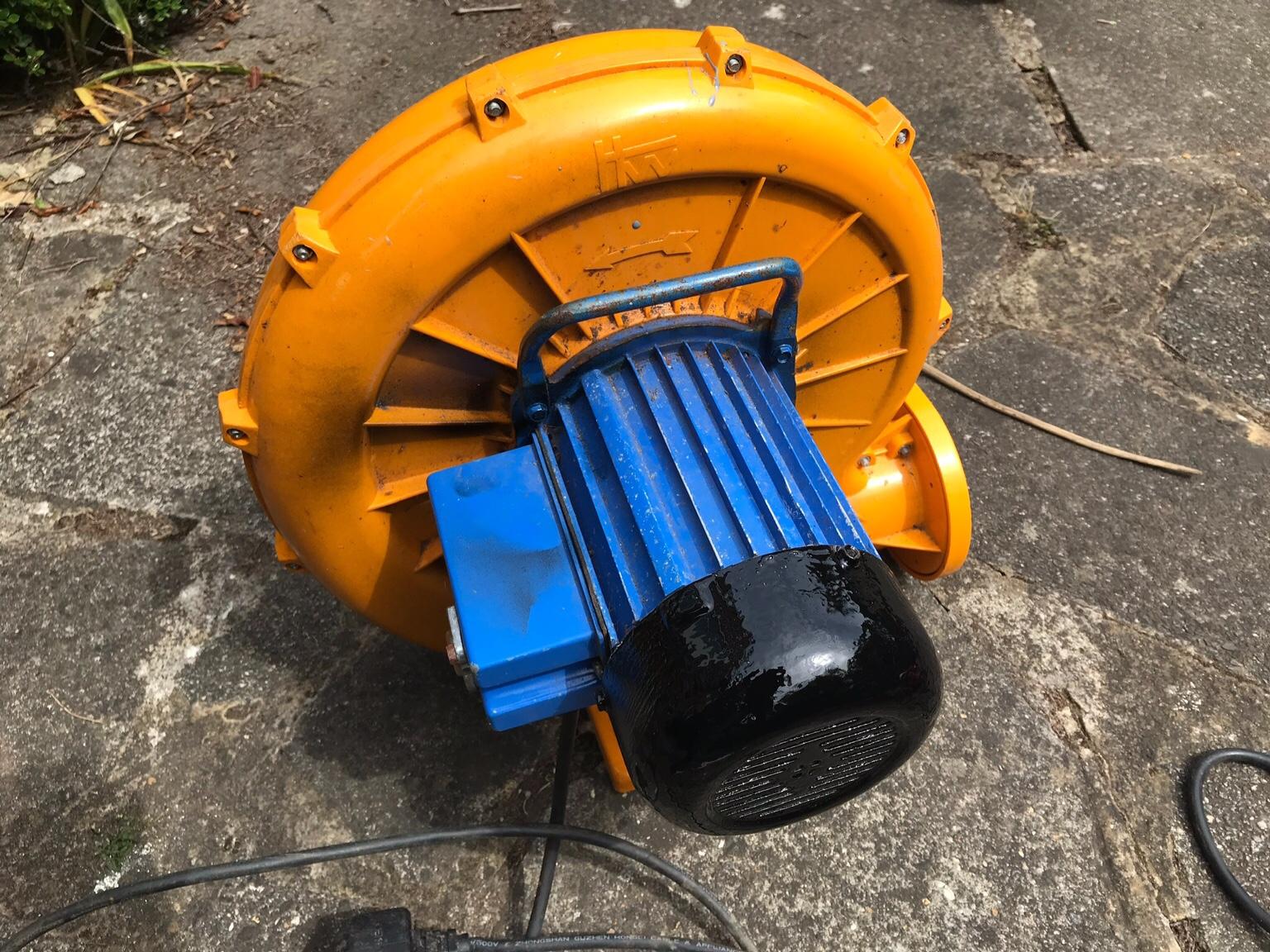 Bouncy castle air blower/pump ac220-240v used in GU30 Hampshire for £30 ...