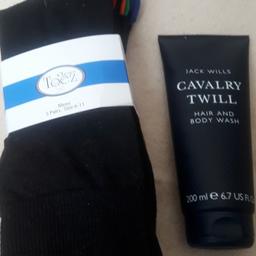 Clever toes socks size 6/11, Jack Willis hair and body wash, never used, collect only