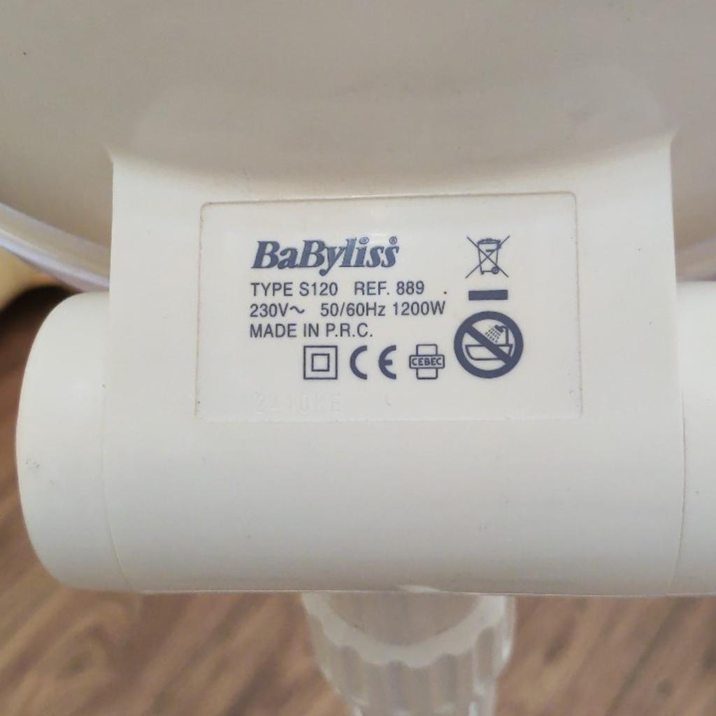 Babyliss S120 Free Standing Hood Hair Dryer in BL2 Bolton für 30,00