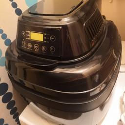 Tower
Digital air fryer
Used once
Comes with all accessories for rotisserie etc (still in packaging)
Recipe and manual books