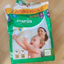 Size 4 pack of nappies from Aldi. Never finished them as Daughter moved to pants. There’s a good half left in them.