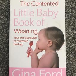 Great gift for the expecting mother or experienced mother looking for tips to a contented baby.

The contented little baby book of weaning by the UKs best selling author Gina Ford.

The secret to calm and content parenting.
RRP £12.99

Happy to combine postage and offer discounts on multiple purchases.

Grab a bargain, check out other listings for more great books by this author. All books are brand new and have not been opened or spine created.