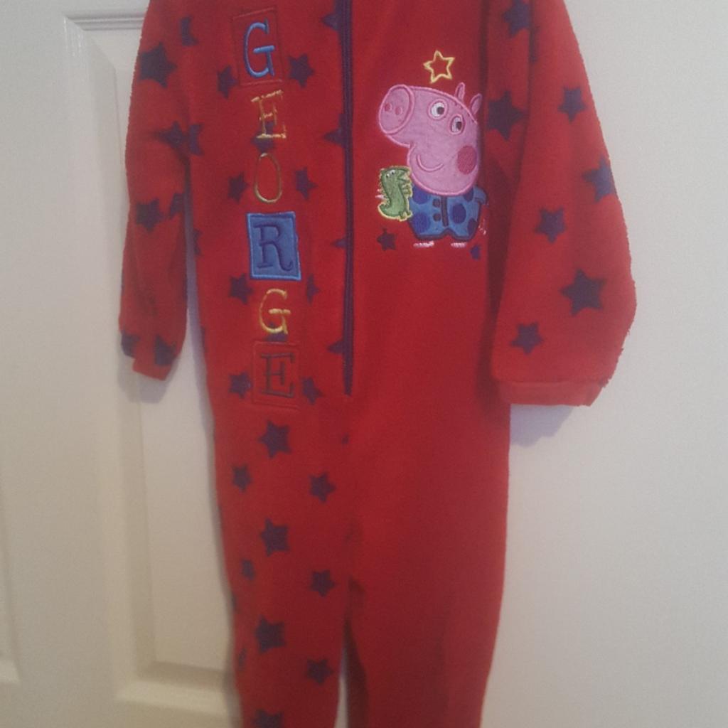 Peppa Pig Kids Jumpsuit, onesie - Little George Character - 1.5 - 2 years, like new.
Excellent condition, hardly used.
From smoke and pet free home.
Collection S65 Rotherham.
