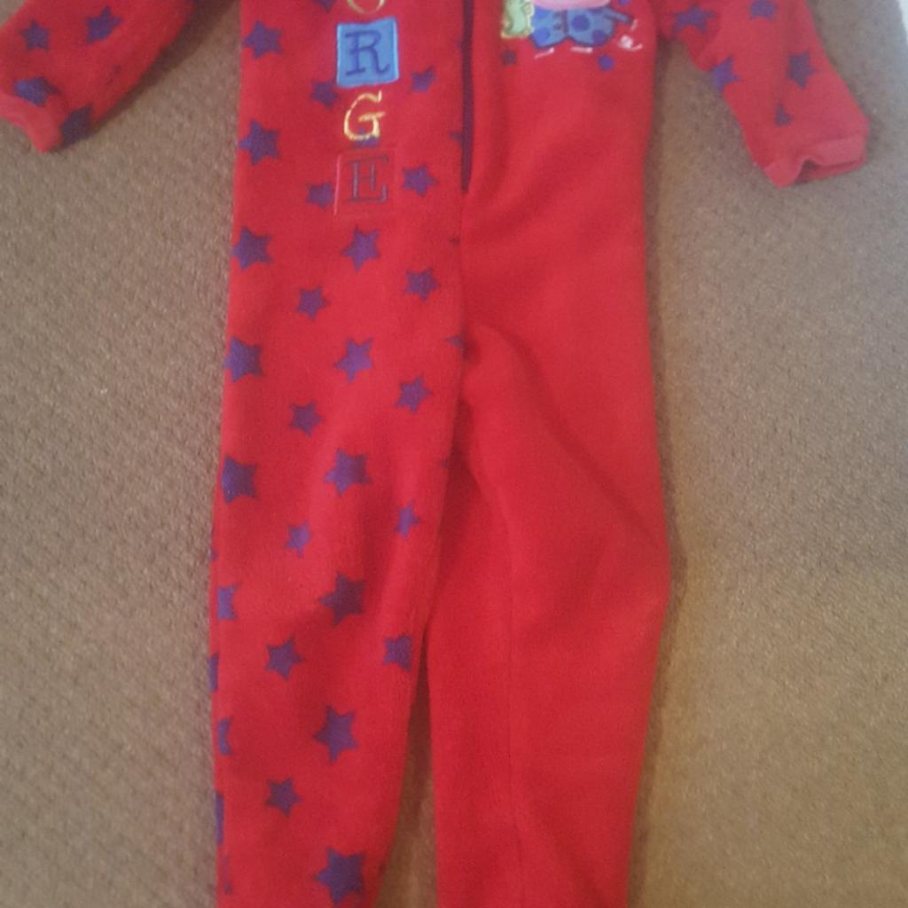 Peppa Pig Kids Jumpsuit, onesie - Little George Character - 1.5 - 2 years, like new.
Excellent condition, hardly used.
From smoke and pet free home.
Collection S65 Rotherham.