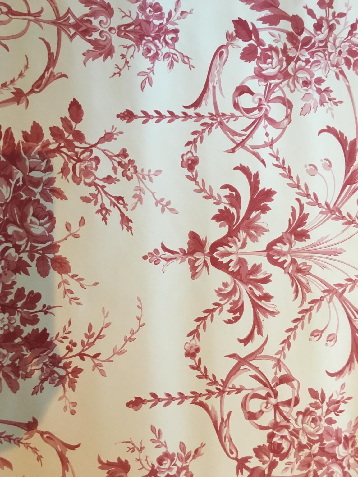 Laura Ashley Tuileries Cranberry Wallpaper in S42 North East Derbyshire