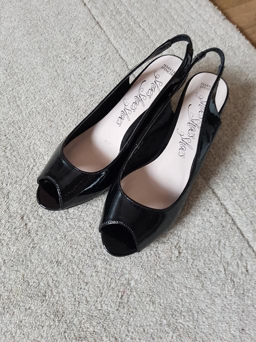 Buy & Sell Leicestershire Charnwood - Photos for BLACK SLINGBACK SHOES SIZE 5