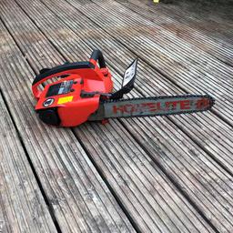 Homelite chainsaw used two times after service good working order