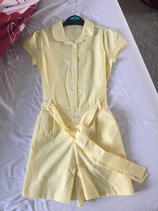 Buy & Sell West Midlands Walsall - Photos for NEW yellow check school dress/all in one. 5-6