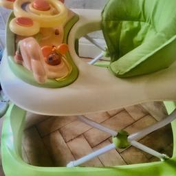 Baby walker in used condition, folds flat for storage. Collection only.