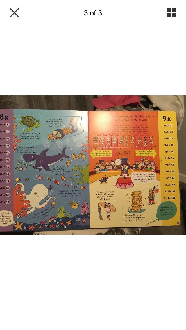 Usborne Lift the flap, Times Table book in Dartford for £2.00 for sale
