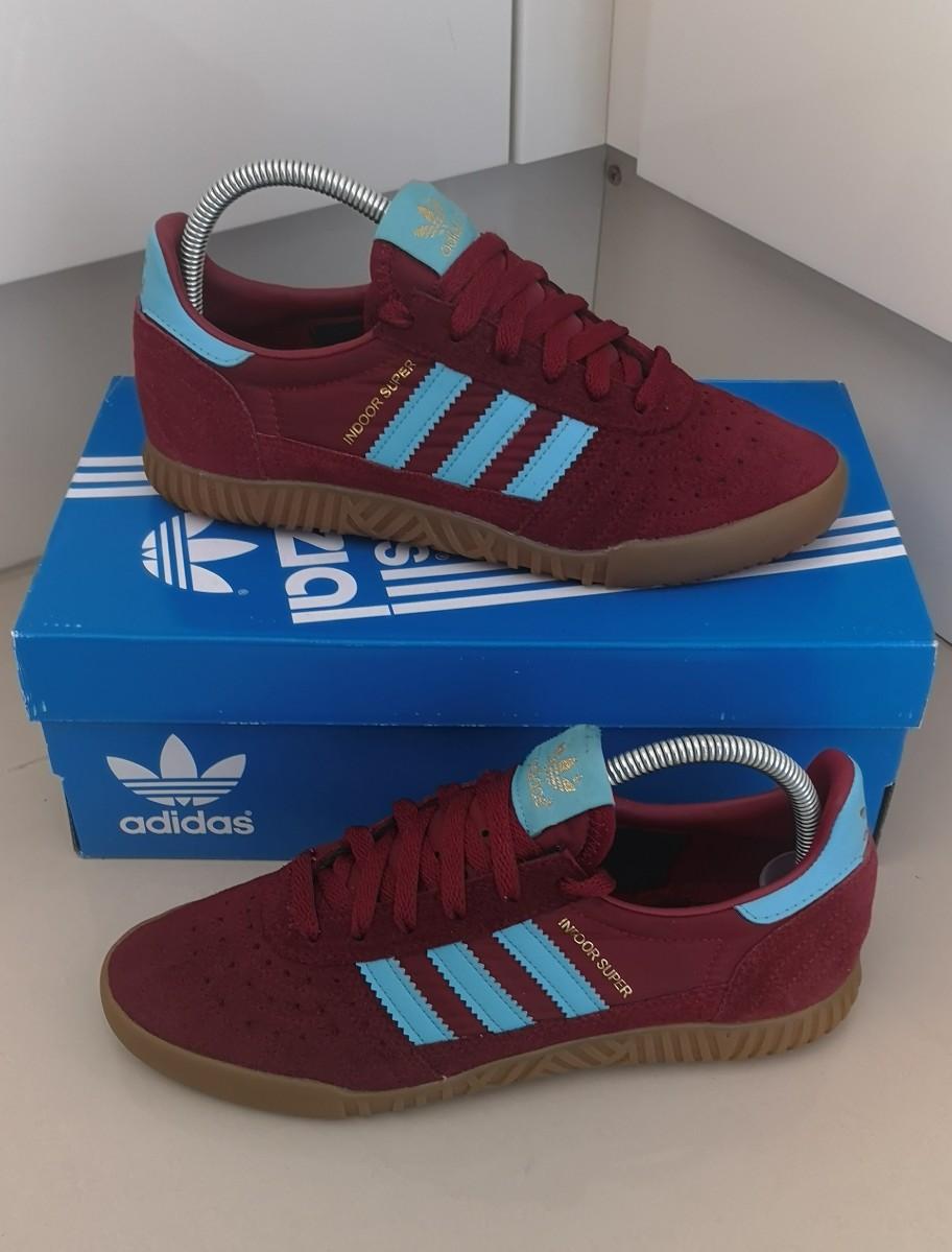 Adidas indoor super on sale claret and blue