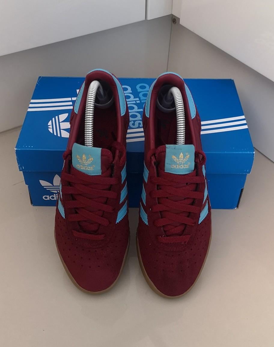 claret and blue adidas