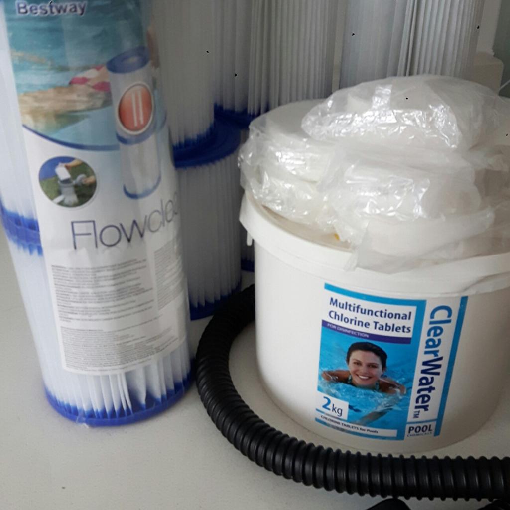 Filters and chlorine tablets for Lazy spa. in WV5 Staffordshire for £10