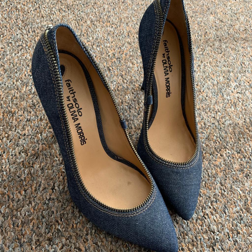 Faith Solo by Olivia Morris denim ladies heel in M6 Salford for 40.00 for sale Shpock