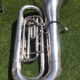 B&H 3V Compensating BBb Tuba In Good plating Condition With Mouthpiece but no case