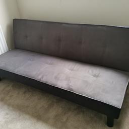 Barely Used
Purchased 4 months ago
Charcoal grey

RRP £135

A contemporary and minimalist sofa bed that’s ideal for smaller set-ups as an occasional guest bed. This Beck 3 Seater is a stylish sofa which converts easily into a sofa bed.

Features

This sofa bed will be a great centrepiece to any room

Product Details

Design: Clic Clac
