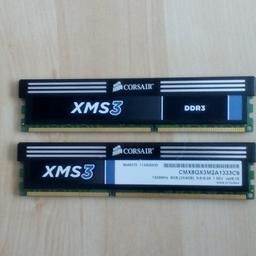 Verkaufe hier meine 2x4GB DDR3 Arbeitsspeicher von Corsair XMS3

Zustand: Gebraucht

Selbst Abholung: 10€
Mit Versand: 20€