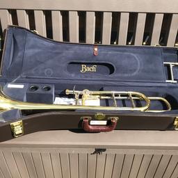 Ex Demo Vincent Bach Stradivarius 42BO Large Bore Bb/F tenor trombone as new with case and mouthpiece 
Genuine bargain in excellent condition