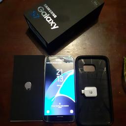 here is an excellent example of a samsung galaxy s7, this is my old contract phone which I have upgraded so no longer need it...it is in mint condition, comes with the box, USB adapter, sim slot pin, charger and even a case which I have kept it in throughout its life...as you can see no issues with the screen in terms of cracks or scratches as it always had a screen protector on it...will entertain sensible offers but please, no time wasters...collection only...