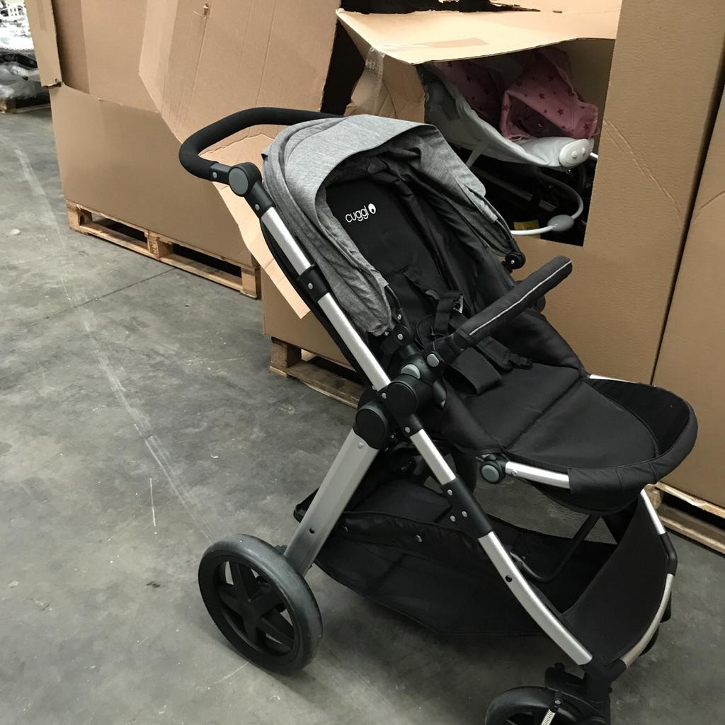 Cuggl beech pushchair clearance folded