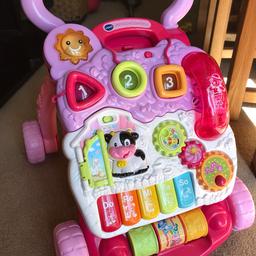 Vtech First Steps
Baby Walker
Pink
Fully functioning 
Great condition 
Collection only