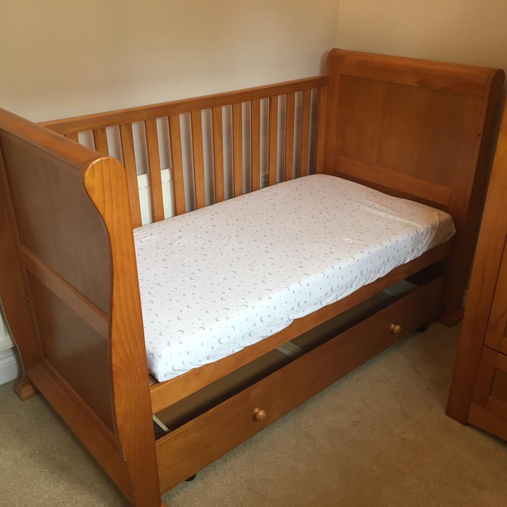 Toys r us outlet sleigh cot bed