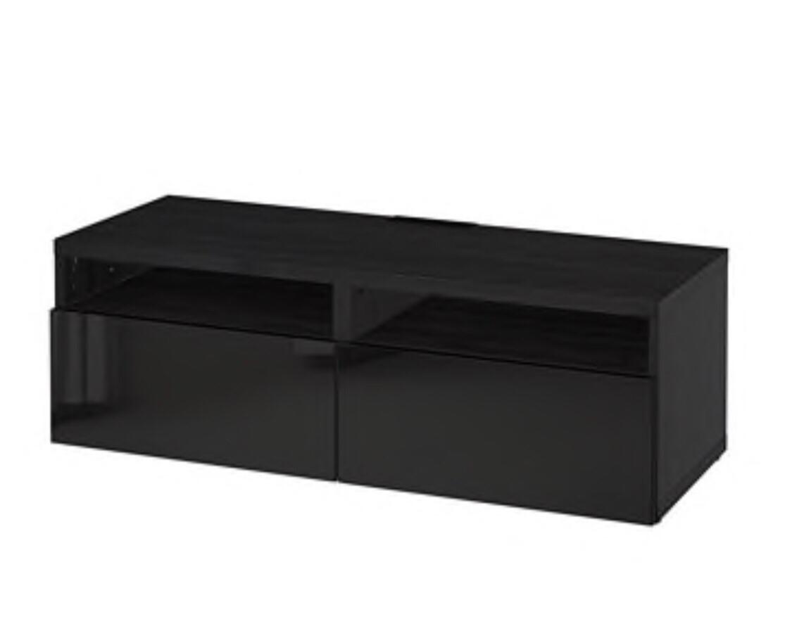 Ikea Besta TV Unit and glass top in SM1 London for £120.00 for sale Shpock