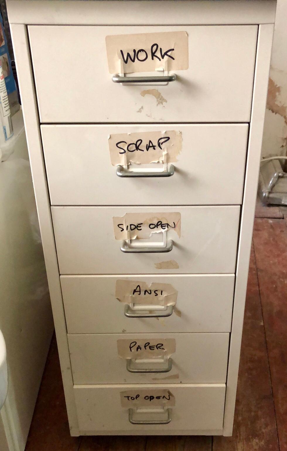 Ikea HELMER A4 Filing 6 Drawers Unit in LE5 Leicester for £13.00 for