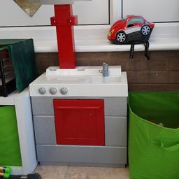 kids play kitchen and lots of accessories. on other sites.