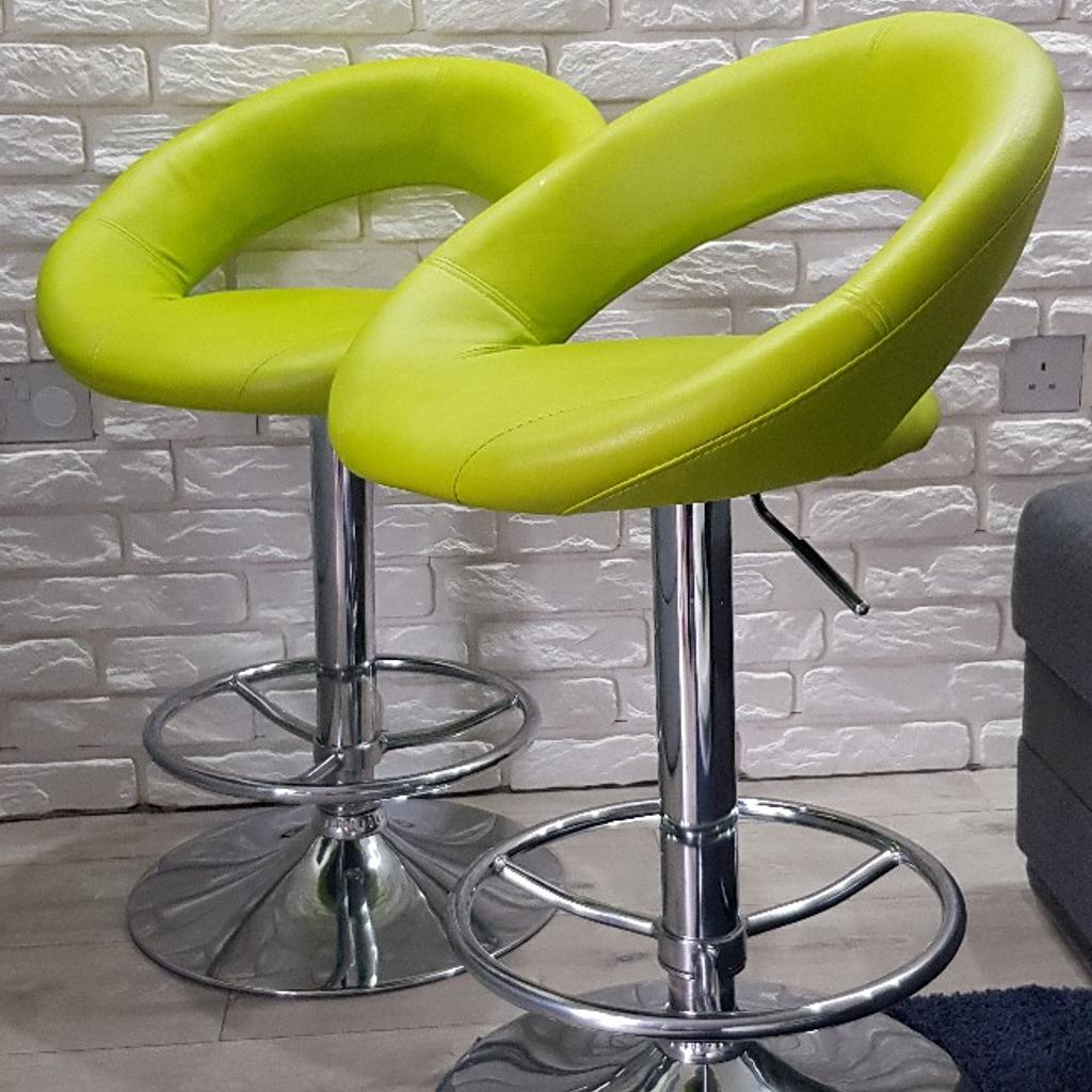 Dunelm adjustable 2x bar stools Lime in WS10 Walsall for £35.00 for sale Shpock
