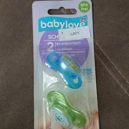 2 Schnuller von babylove für Jungen Babys