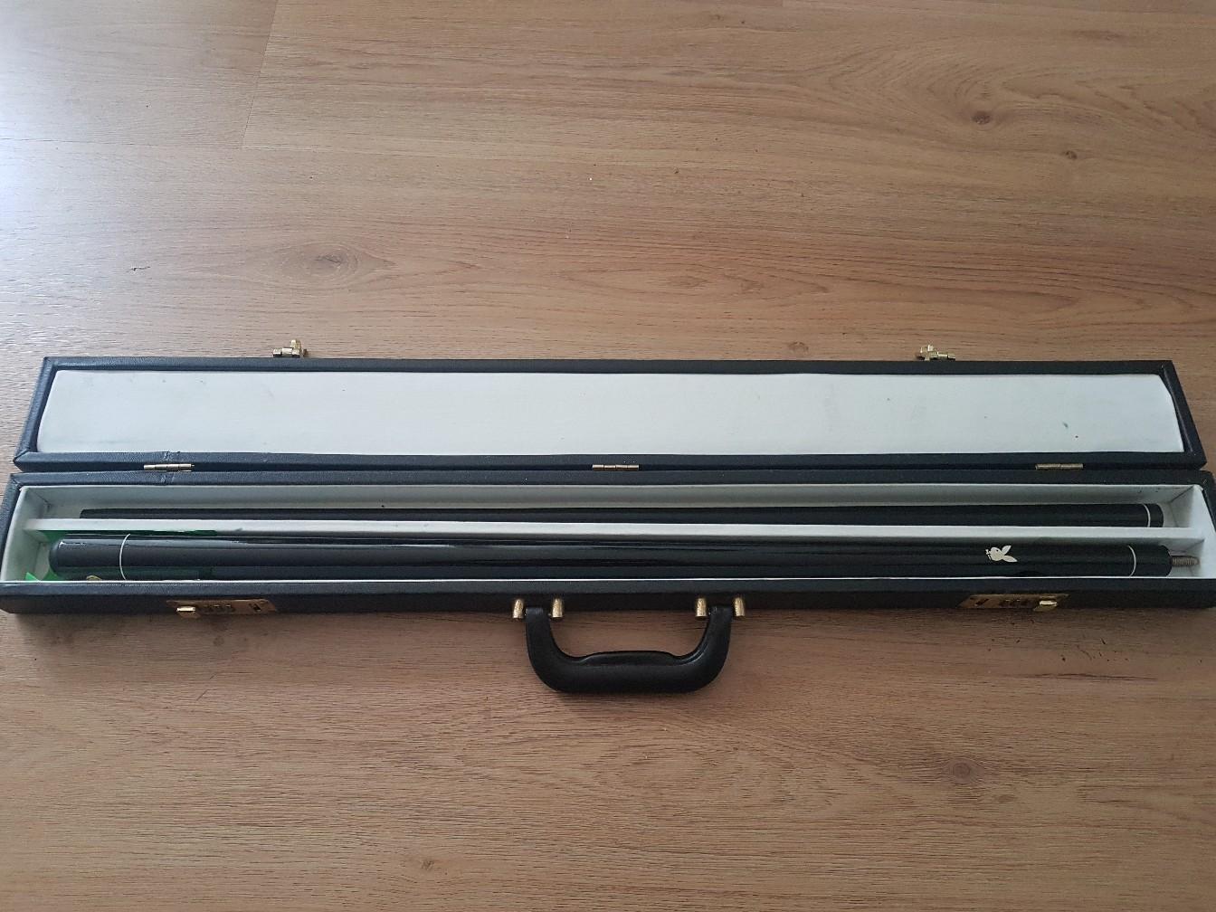 TROUFY Billard-Queue-Koffer Hart | Für 3 Hintern & 4 Schäfte | ABS-Material, Wasserdicht
