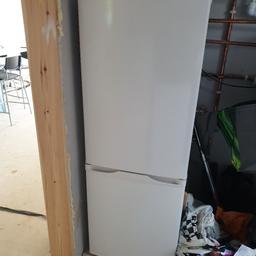 Fridge freezer for sale, in very good condition we put in new kitchen. Some light staining on rubber seal of freezer door. All shelves are good no cracks or breaks in shelves.