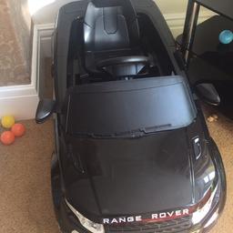Great condition apart from small scrape on front bumper. Parent controls and drive alone. Av wire to connect to phone for music, fully working lights. Key control. With charger and all spare parts! Collection only
