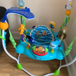 In excellent condition. Featuring lights, melodies, rattling beads and popular Finding Nemo characters. Used for a month. 


Collection only.