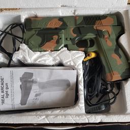 Rare ps1 and ps2 lite gun in good condition and boxed