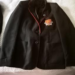 Hi I'm selling my daughter is Ridgeway Academy jacket size 10 as she's no longer at school no more