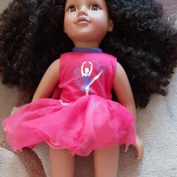 it's a designer friend doll is in very good condition