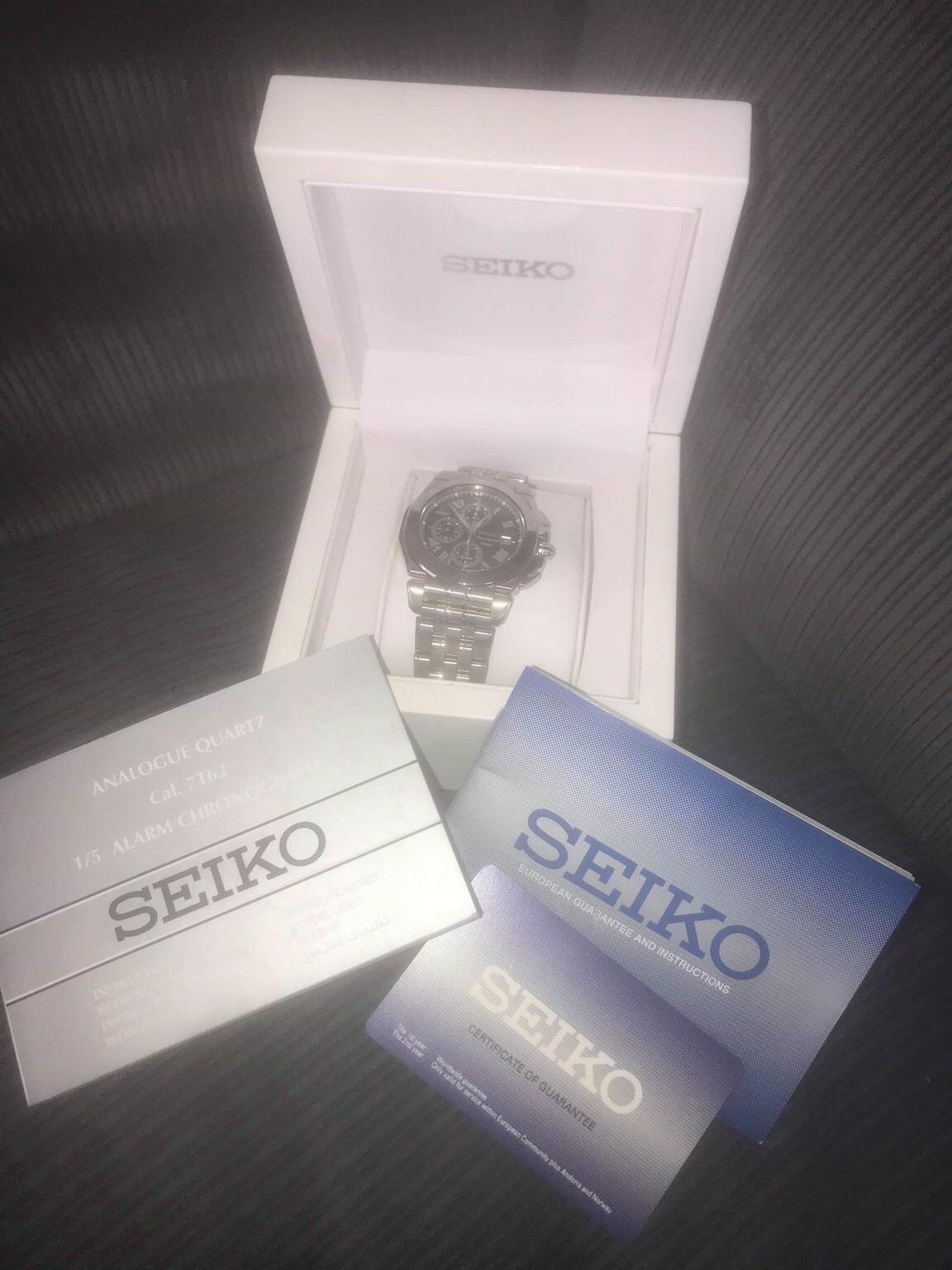 Seiko chronograph 100m quartz cal. 7T62 watch in BD21 Bradford f r