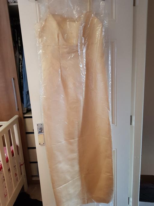 Buy & Sell West Midlands Sandwell - Photos for gold bridesmaid dress size 14 use for fabric