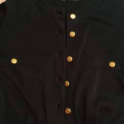 giacchina di cotone Blue Chanel originale con bottoni dorati