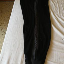 pantaloni con banda laterale nero di Christian Dior originali taglia 44 46