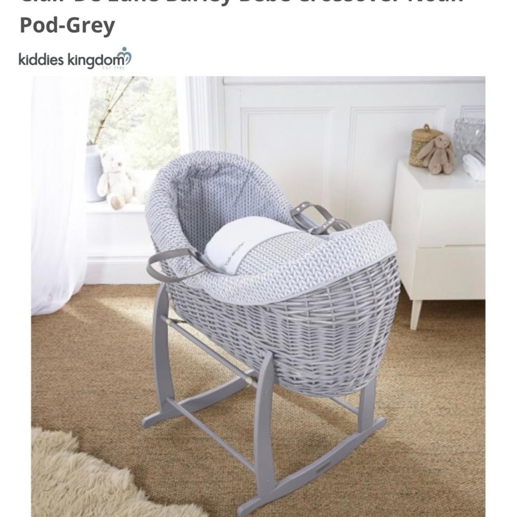 Claire de lune Noah pod Moses basket & stand in TS20 Norton for £30.00