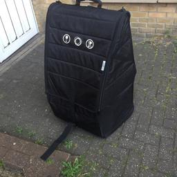 Black Bugaboo travel bag for buggy

Needs a little wipe down. 
Works perfectly 
All zips are fine 
Wheels are fine 
Handles are fine
All straps are fine 
Very spacious 
For all bugaboos 

An must have for traveling or storage

Contact for more details