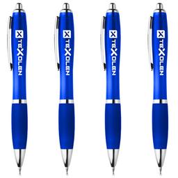 Ballpoint pens are also classified as ball pens or Biro. They have a tiny rotating steel ball at the tip that spreads the ink on the paper. They generate frictionless speedy writing and the ink dries fast. Artists can make sharp lines with them, which can not be created using a paintbrush. School and college students also favour writing their exams with promotional ballpoint pens. Ballpoint pens are made in designs that can be disposed of as well as refilled. Promoters use custom ballpoint pens