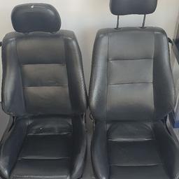 Astra mk4 seats removed from my van due to vxr upgrade 

Leather used condition 

Ready to fit 

Will fit straight in mk5 aswell