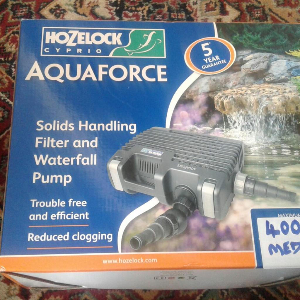 Hozelock Aquaforce Pond Pump 4000 Lph In Clapham For £80.00 For Sale 