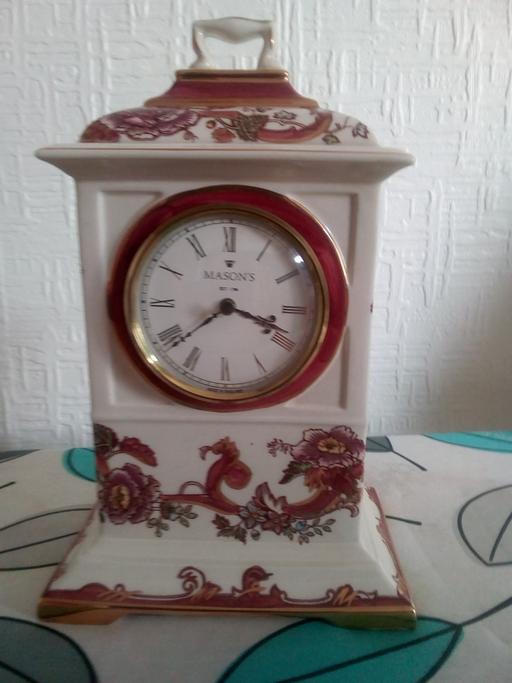 Buy & Sell West Yorkshire Kirklees - Photos for Mason's mantel clock red Mandalay