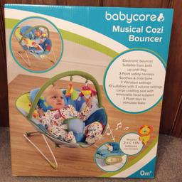 Electronic bouncer 
Suitable from birth till 9 kgs 
New
From